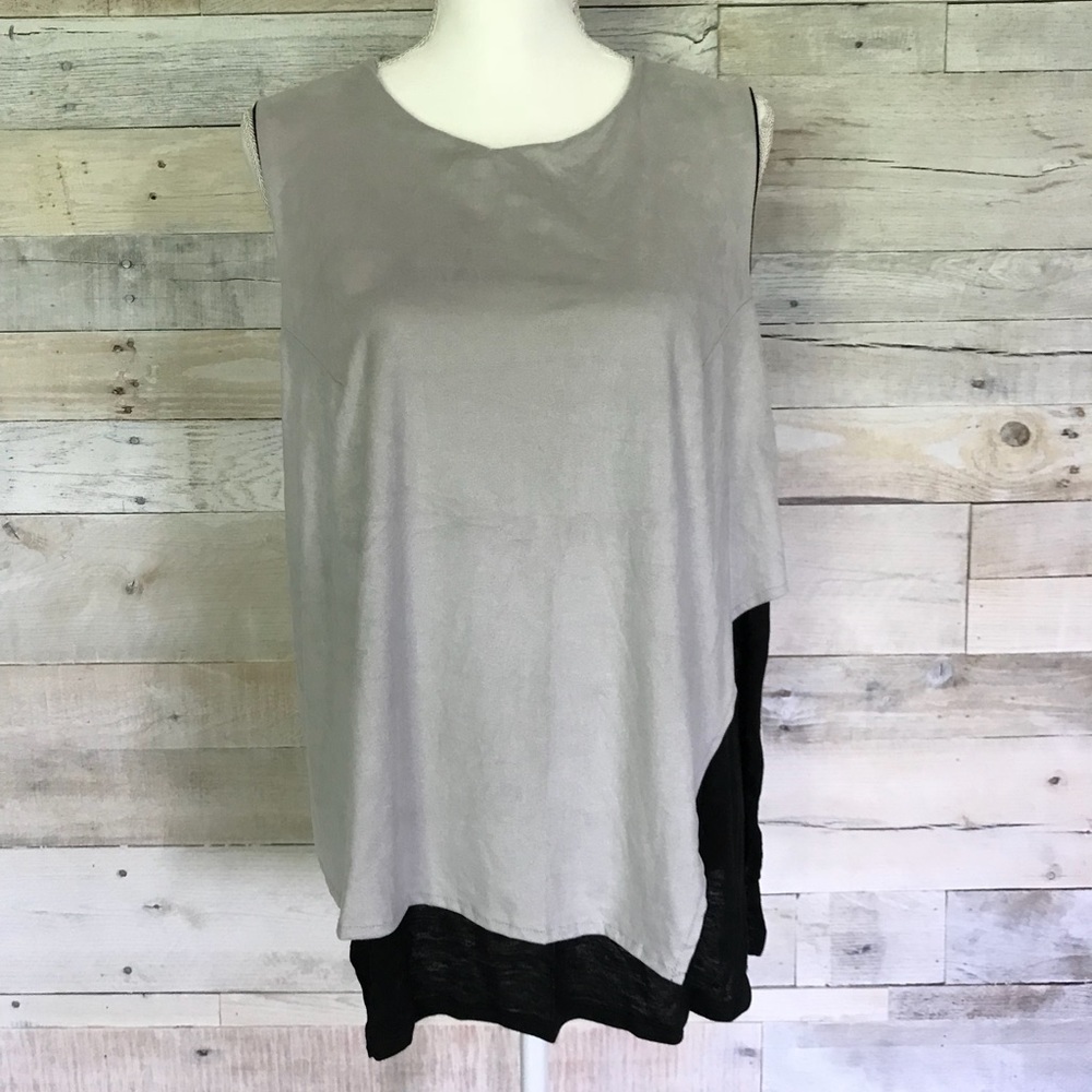 NEW Able Layered Tank Top Shirt Blouse Size 3X